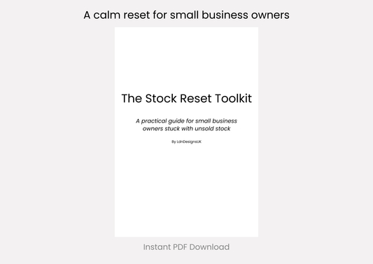 THE STOCK RESET TOOLKIT - Inventory & Clearance Guide for Small Business Owners