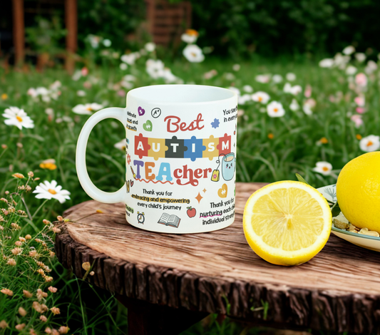 Best Autism Teacher MUG