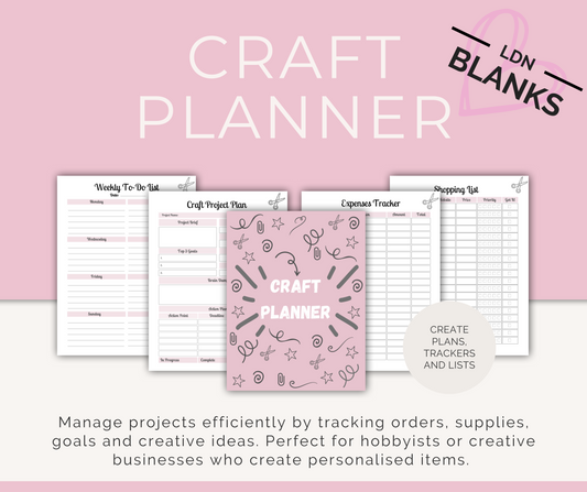EBOOK: CRAFT PLANNER DIGITAL DOWNLOAD