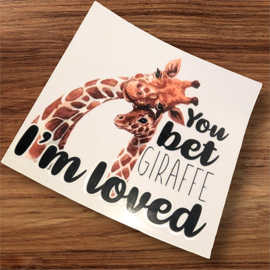 UVDTF Decal - giraffe