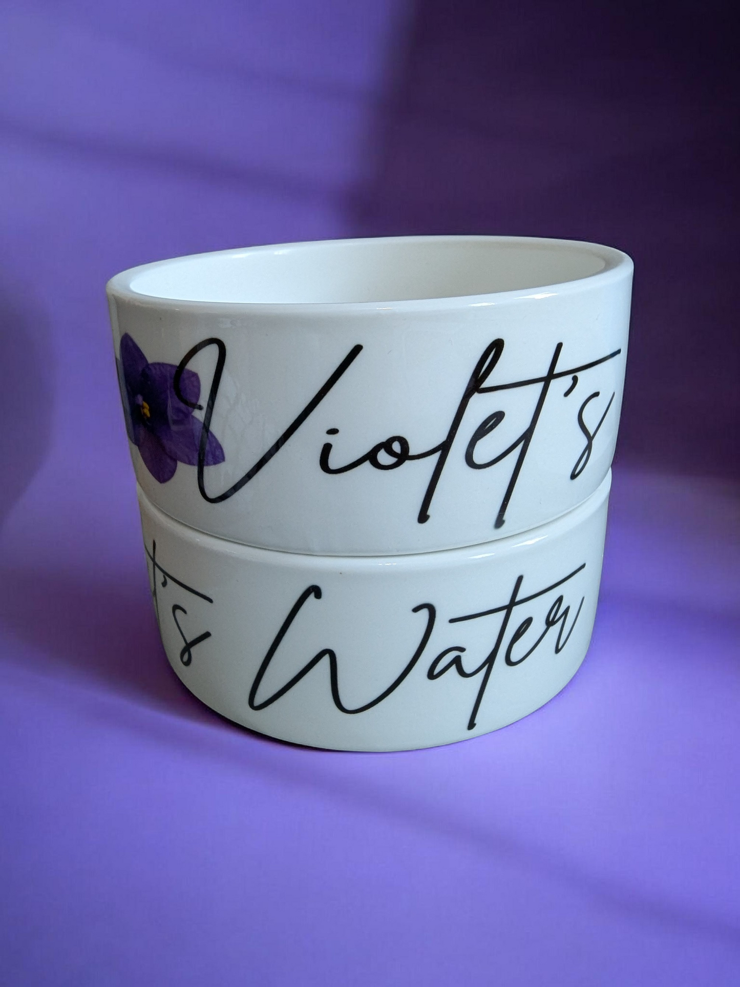 Personalised Ceramic Pet Bowl – Custom Dog Bowl with Name – Personalised Dog & Cat Feeding Bowl – Pet Gift for Dog Lovers