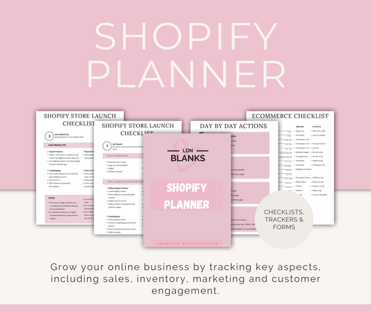 EBOOK: SHOPIFY PLANNER - DIGITAL DOWNLOAD